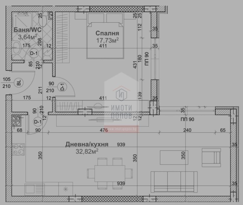 Продава  2-стаен град Варна , Левски 1 , 80 кв.м | 92615932