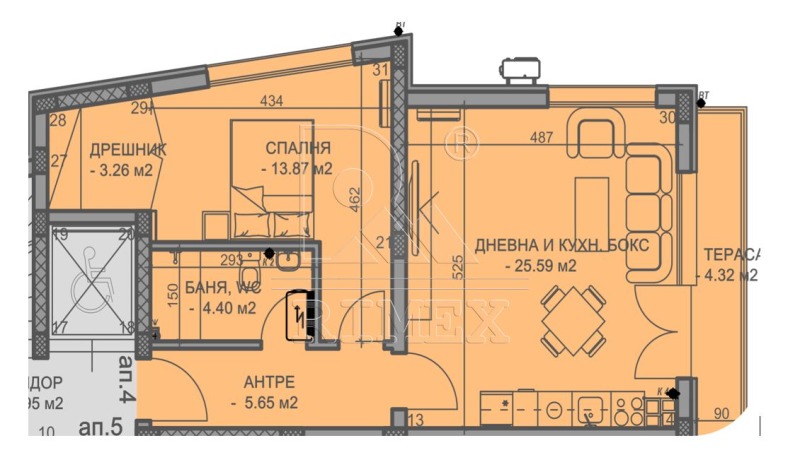 For Sale  1 bedroom Plovdiv , Komatevo , 84 sq.m | 25027185