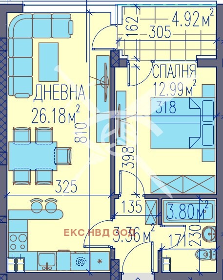 Продается  1 спальня Пловдив , Изгрев , 71 кв.м | 21026550