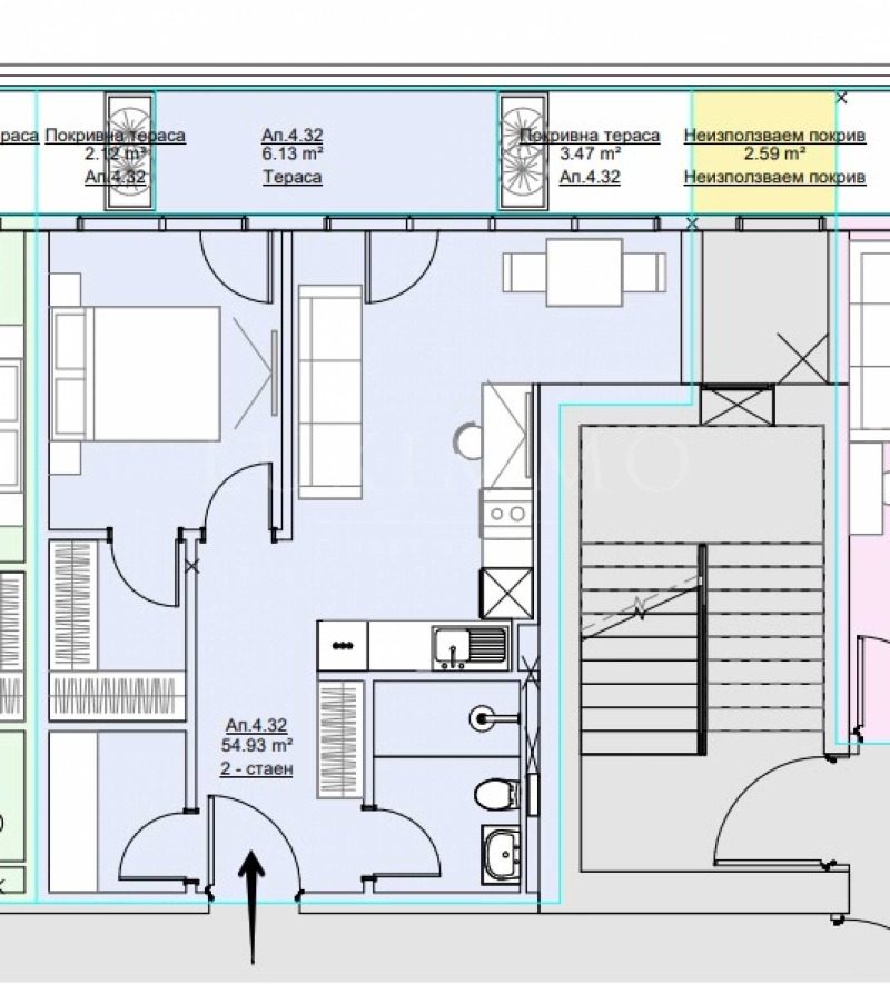 Продава  2-стаен град София , Дианабад , 80 кв.м | 48261576 - изображение [4]