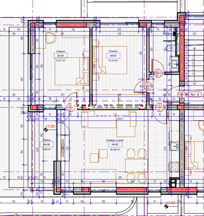 À venda  2 quartos Sofia , Dragalevci , 109 m² | 69736204 - imagem [6]