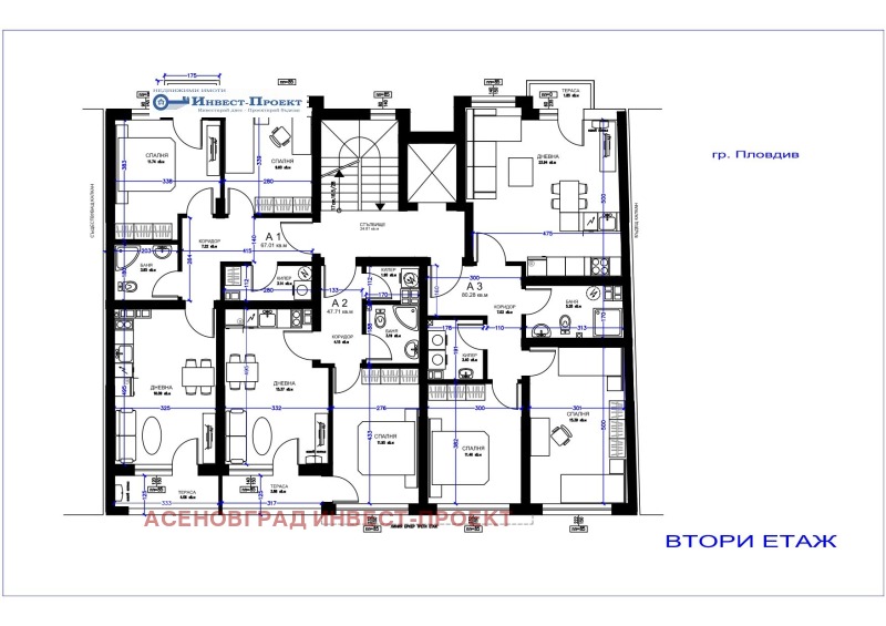 Продава  3-стаен град Пловдив , Съдийски , 95 кв.м | 87378326 - изображение [2]