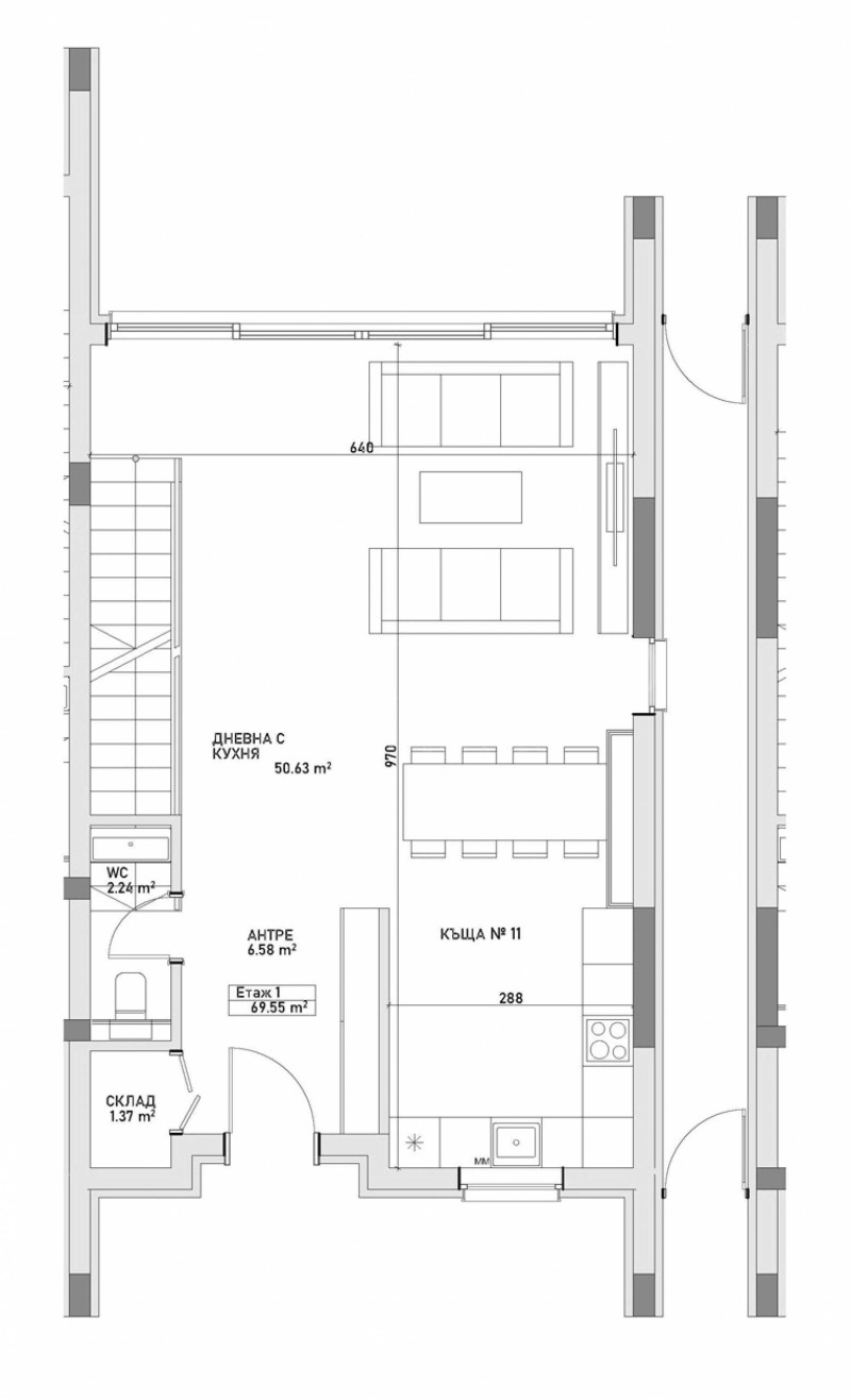 Продава КЪЩА, гр. София, м-т Детски град, снимка 3 - Къщи - 53564463