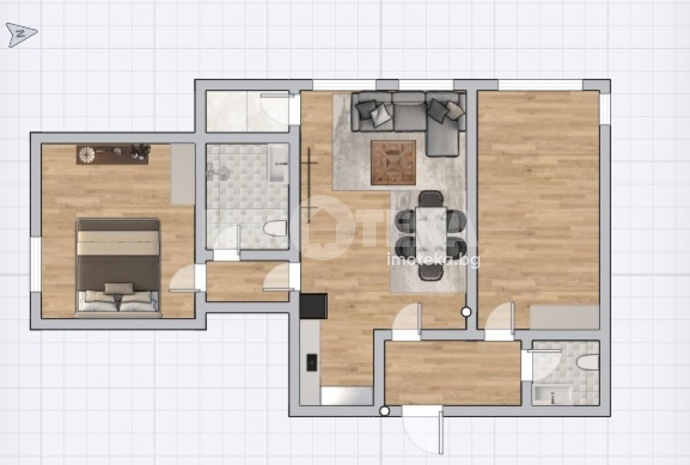Продава 3-СТАЕН, гр. София, Редута, снимка 7 - Апартаменти - 54679189