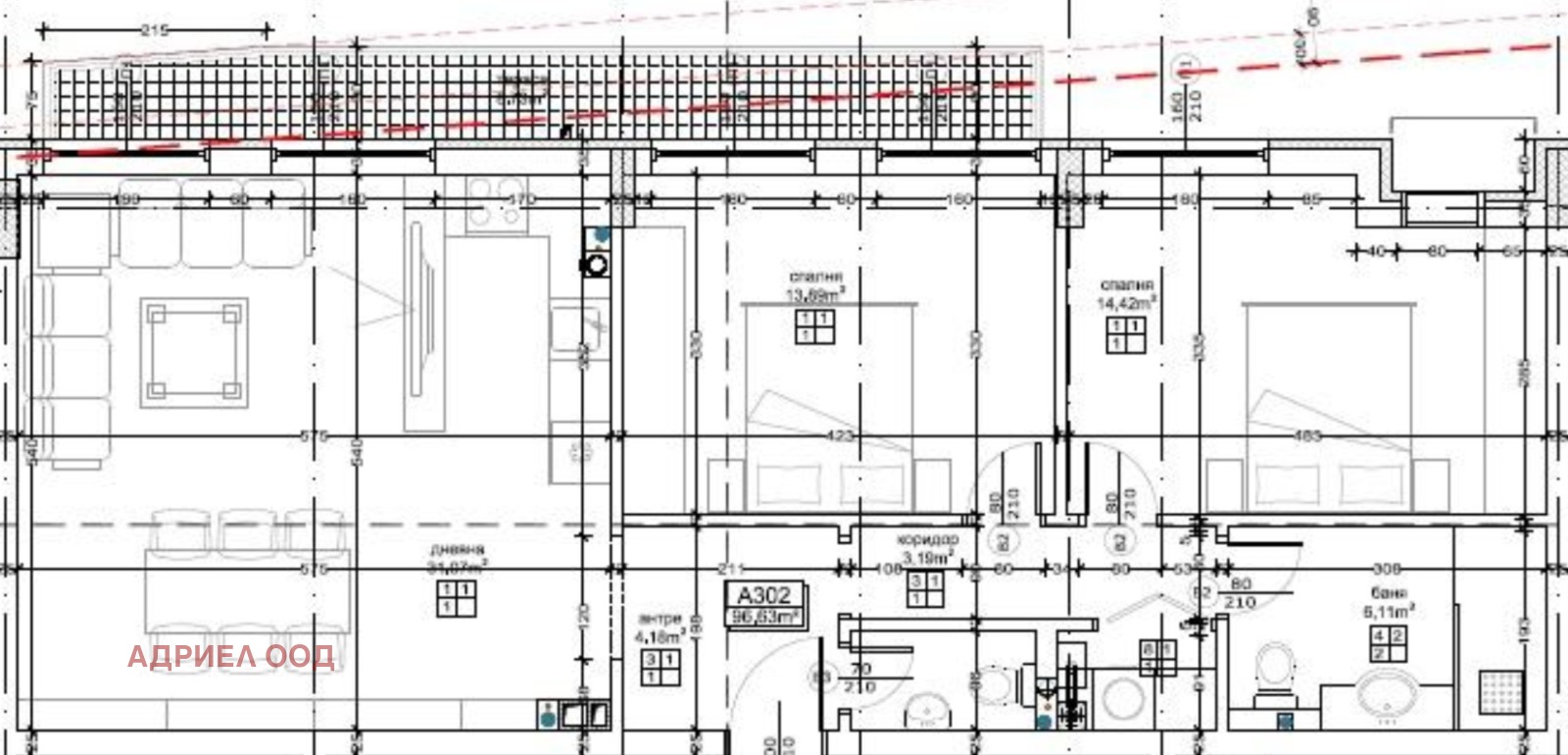Продава 3-СТАЕН, гр. София, Малинова долина, снимка 2 - Апартаменти - 55020821