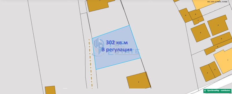 Продава ПАРЦЕЛ в област Велико Търново, гр. Горна Оряховица - 302 кв.м / 22 000 € » 43 028.26 лв., ТОП ЕСТЕЙТ