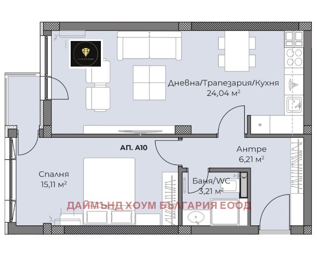 Продава 2-СТАЕН, гр. Пловдив, Христо Смирненски, снимка 2 - Aпартаменти - 47404609