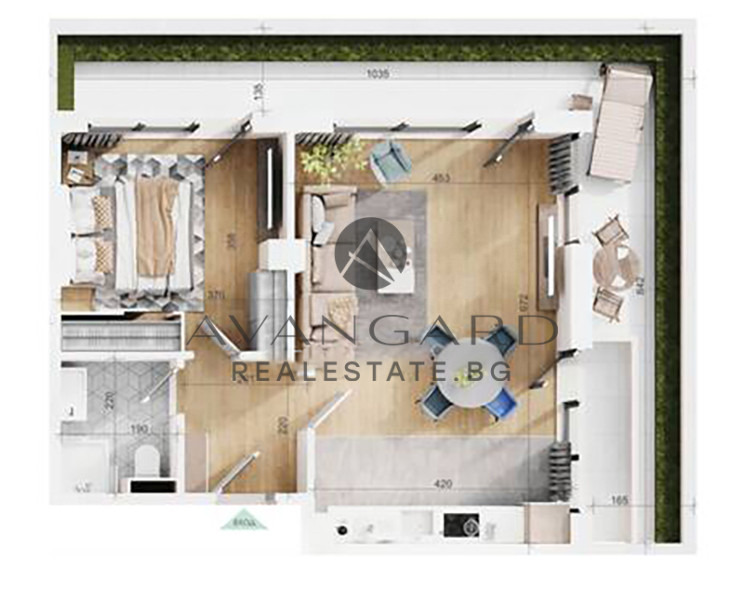 Til salg  1 soveværelse Plovdiv , Trakiya , 100 kvm | 64855455 - billede [4]