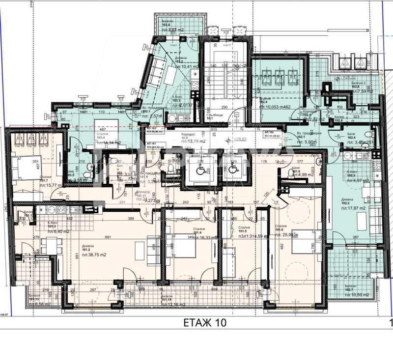 Satılık  1 yatak odası Plovdiv , Karşiyaka , 106 metrekare | 40452192 - görüntü [3]