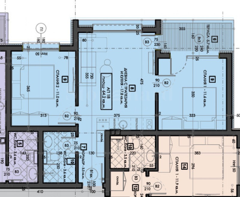 Te koop  2 slaapkamers regio Pazardzjik , Velingrad , 72 m² | 61717888 - afbeelding [7]