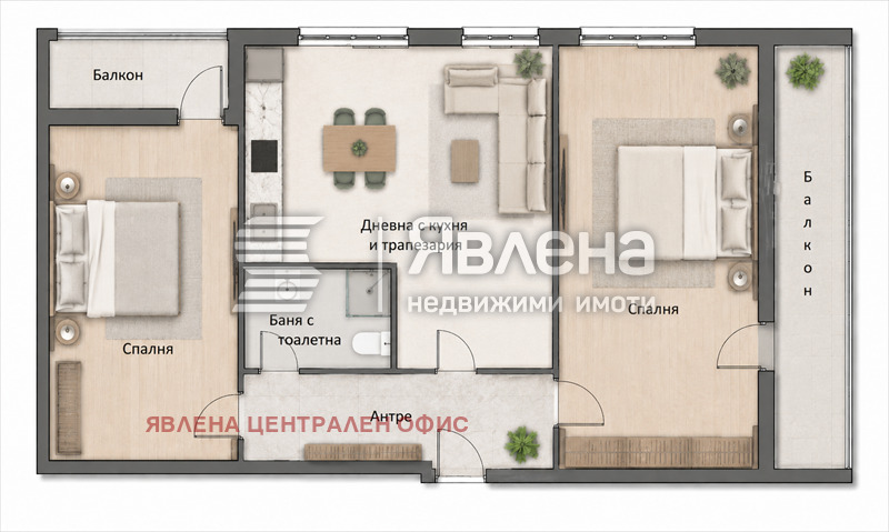 Продава 3-СТАЕН, гр. София, Хиподрума, снимка 9 - Апартаменти - 56331831