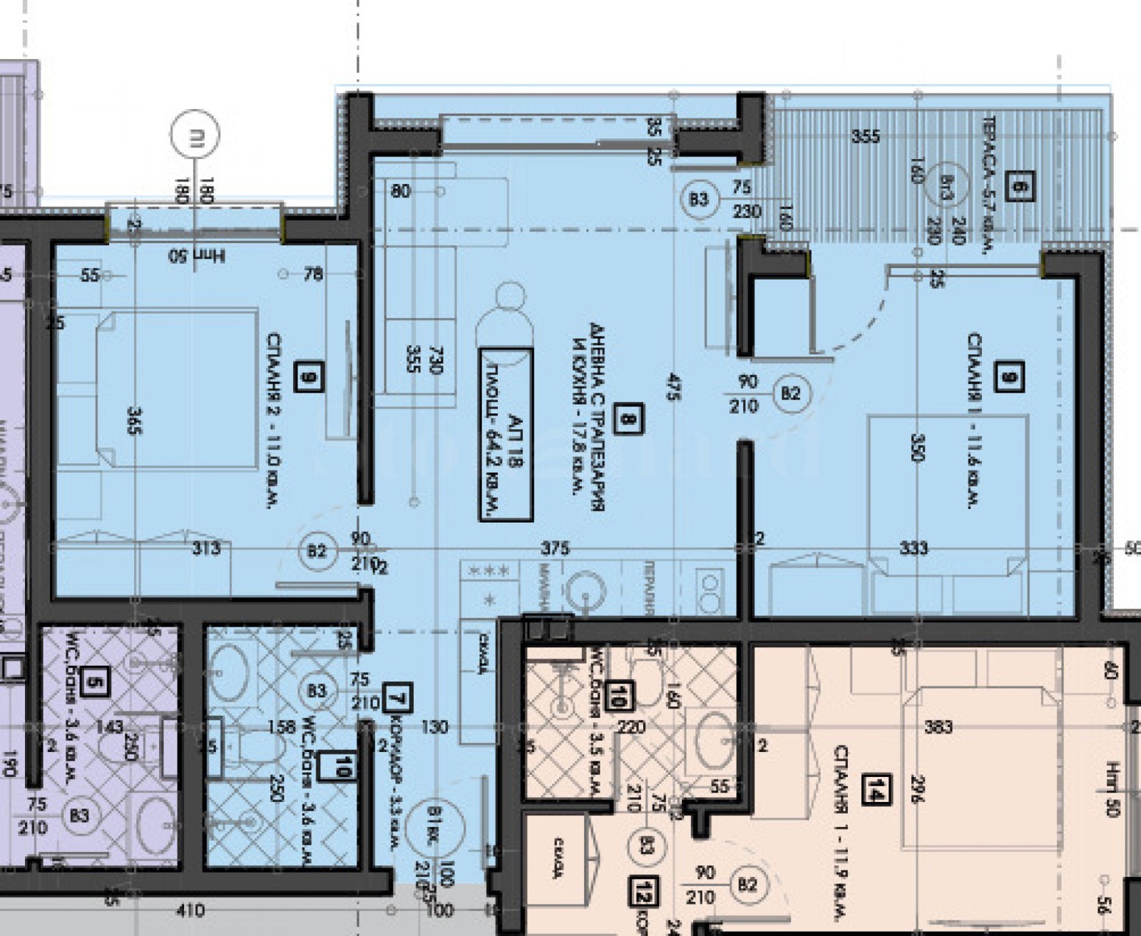 Продава 3-СТАЕН, гр. Велинград, област Пазарджик, снимка 6 - Апартаменти - 51593971