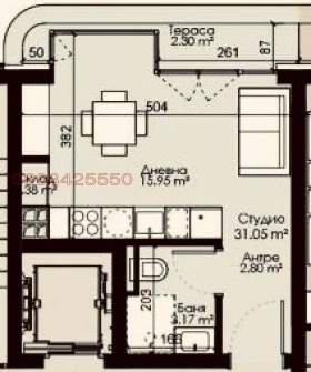 Продава 1-СТАЕН, гр. Варна, Трошево, снимка 6 - Апартаменти - 56273355