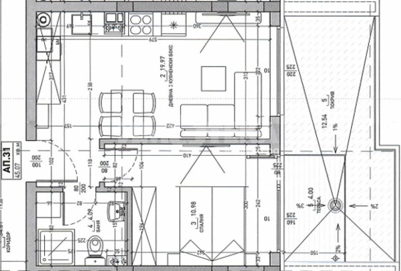 Продава 1-СТАЕН, гр. София, Малинова долина, снимка 2 - Апартаменти - 52650867