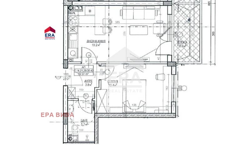 Продава  2-стаен град София , Левски Г , 61 кв.м | 83567532 - изображение [4]