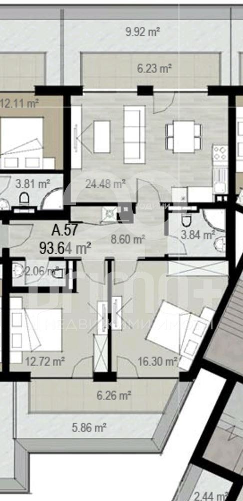 Продается  2 спальни София , Дружба 1 , 109 кв.м | 82306978 - изображение [3]