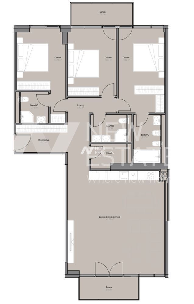 Продава 4-СТАЕН, гр. София, Оборище, снимка 14 - Апартаменти - 55404740