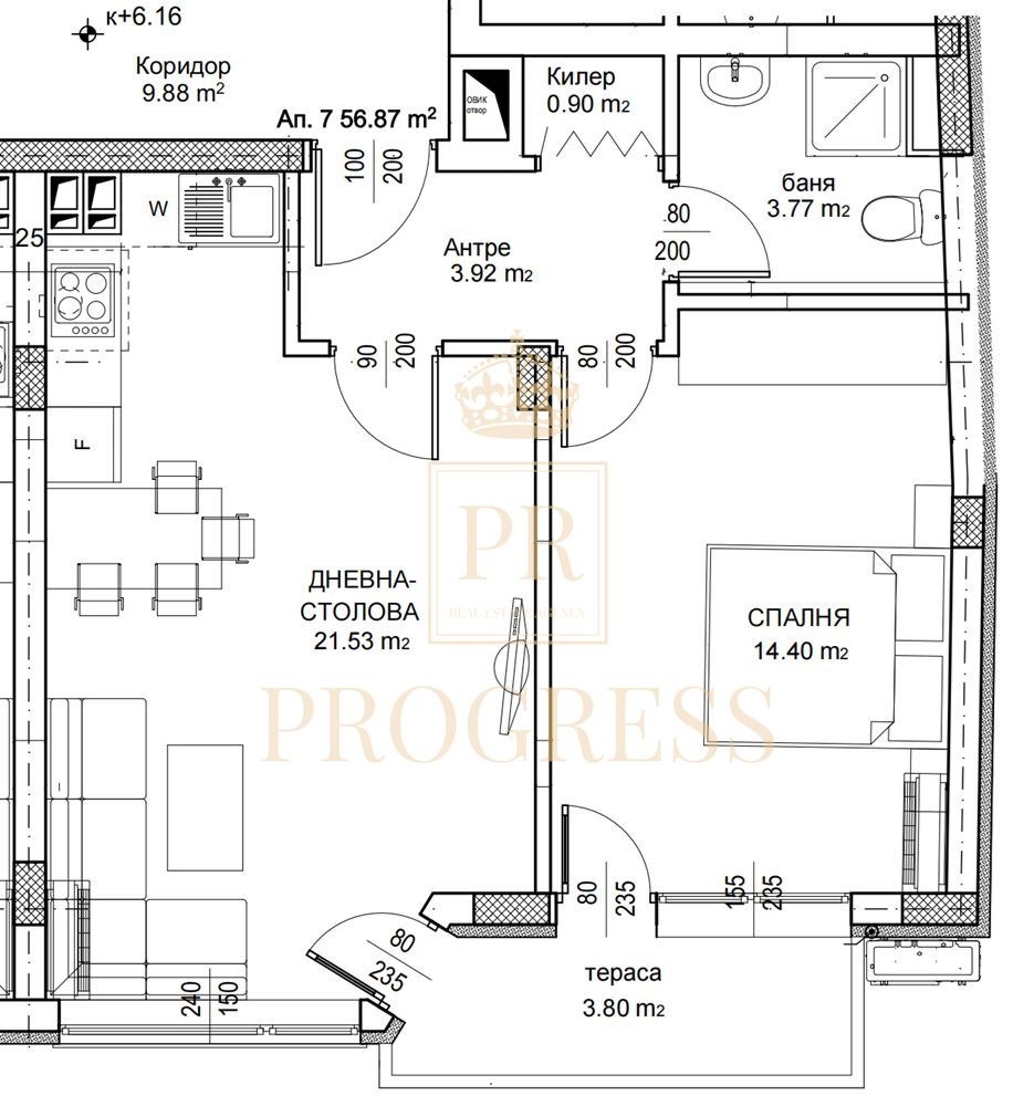 Продава 2-СТАЕН, гр. Пловдив, Младежки Хълм, снимка 3 - Апартаменти - 56504754