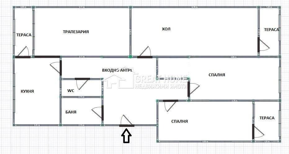 Продава МНОГОСТАЕН, гр. Търговище, Боровец, снимка 12 - Апартаменти - 55702151