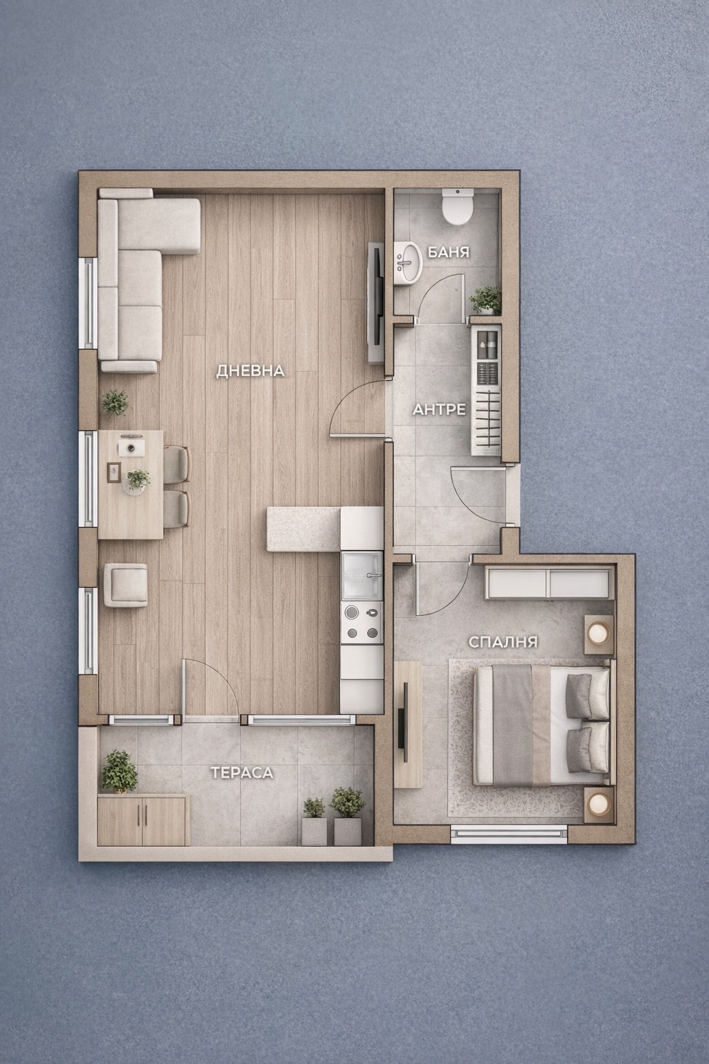 Продава 2-СТАЕН, гр. Стара Загора, Македонски, снимка 6 - Апартаменти - 54326361