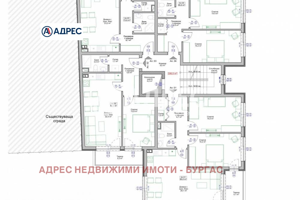 Продава 3-СТАЕН, гр. Поморие, област Бургас, снимка 3 - Апартаменти - 53793947