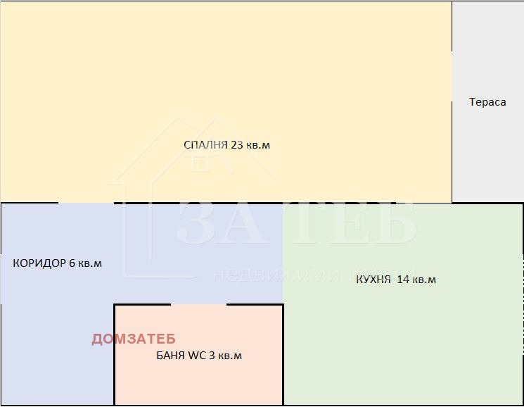 Продава 1-СТАЕН, гр. София, Хаджи Димитър, снимка 2 - Апартаменти - 52649839