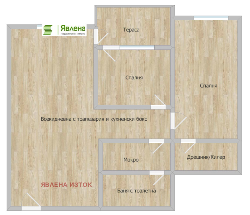 In vendita  2 camere da letto Sofia , Tsentar , 100 mq | 96750528 - Immagine [5]