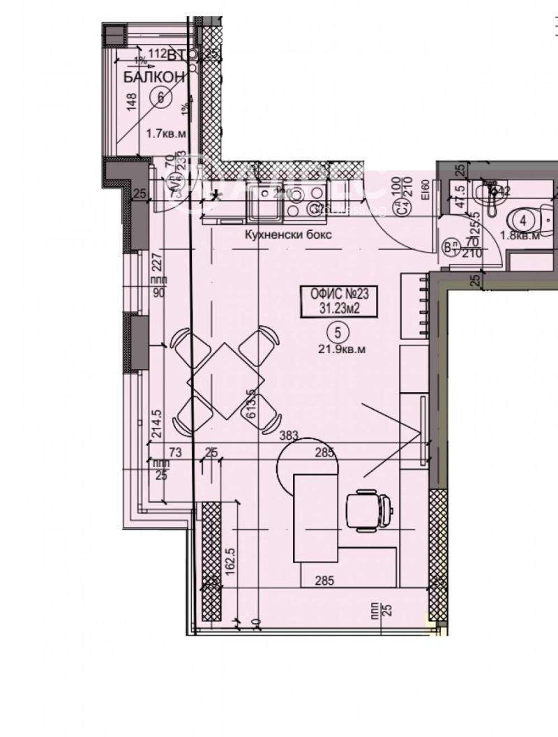 Продава ОФИС, гр. София, Бъкстон, снимка 3 - Офиси - 49267472