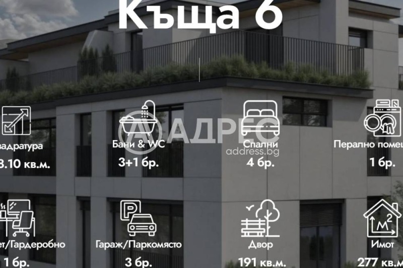 Продава КЪЩА, гр. София, Драгалевци, снимка 2 - Къщи - 53519980