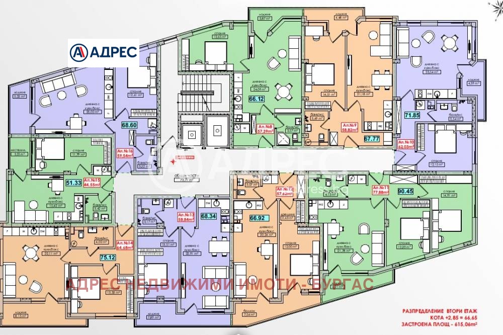 Продава 2-СТАЕН, гр. Бургас, област Бургас, снимка 7 - Апартаменти - 54029879
