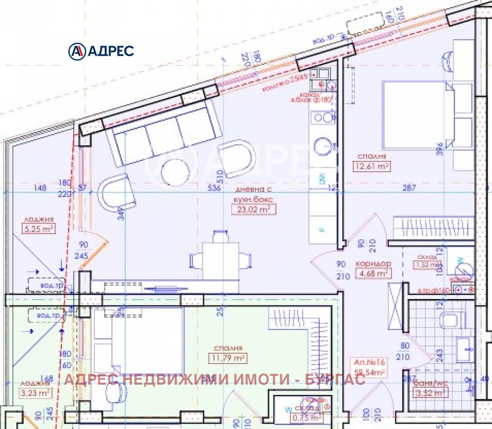 Продава 2-СТАЕН, гр. Бургас, област Бургас, снимка 2 - Апартаменти - 54029879