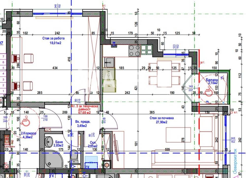 Продава 2-СТАЕН, гр. София, гр. Банкя, снимка 2 - Апартаменти - 56726760