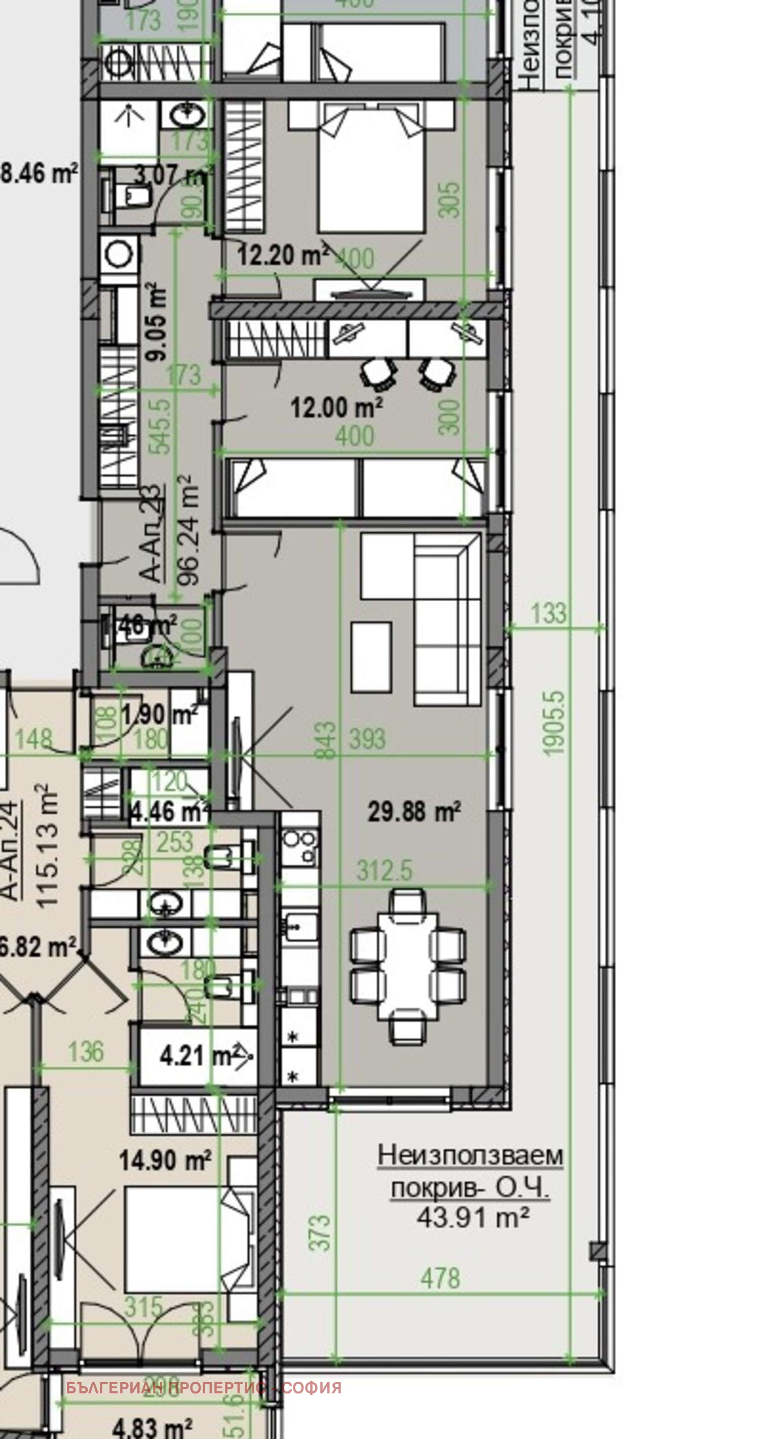 Продава 3-СТАЕН, гр. София, Манастирски ливади, снимка 4 - Апартаменти - 55146821