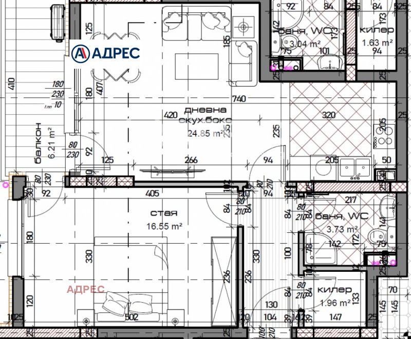 De vânzare  1 dormitor Varna , Mladost 1 , 79 mp | 27581724