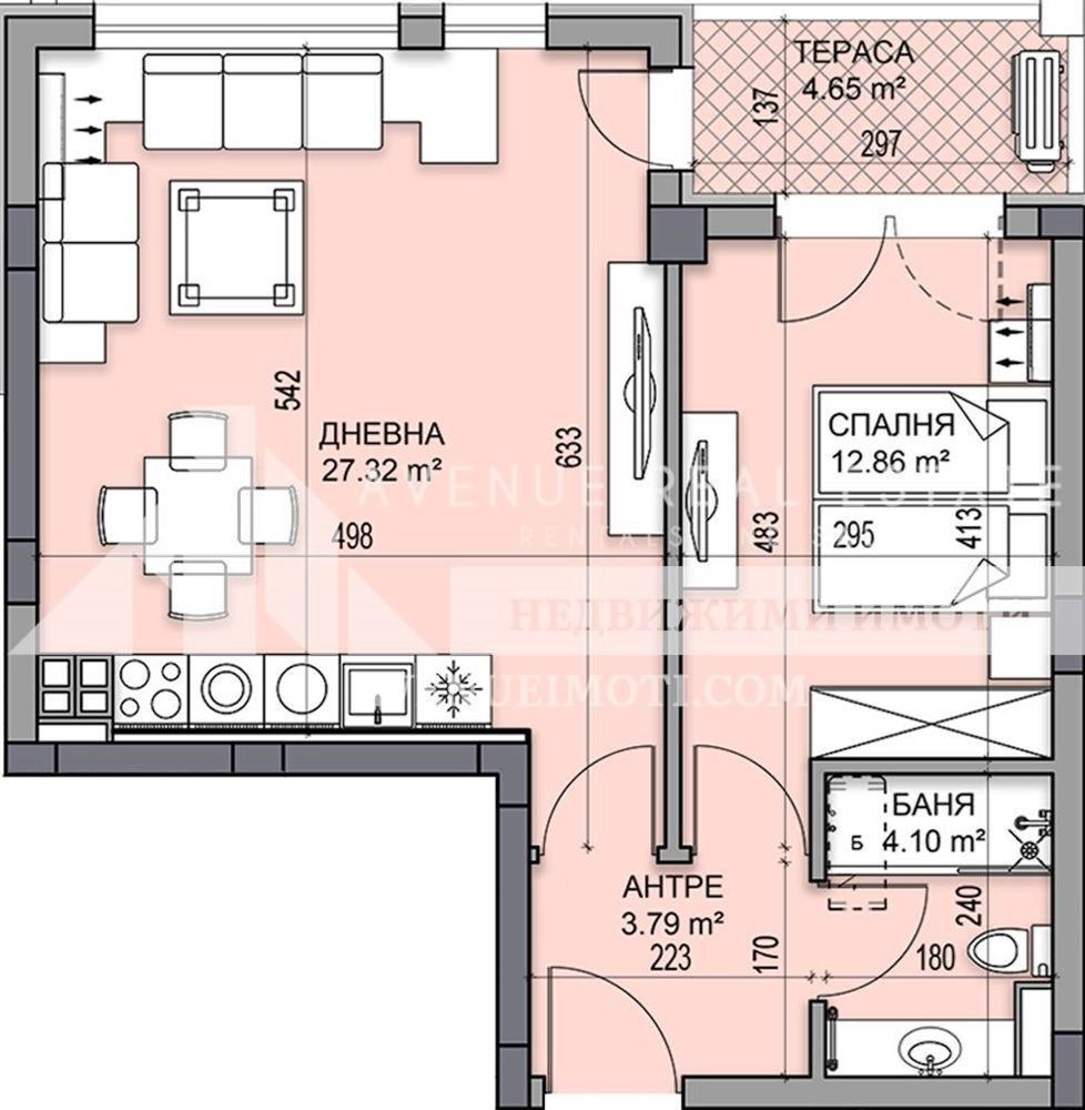 Продава 2-СТАЕН, гр. Пловдив, Гагарин, снимка 2 - Апартаменти - 51599356