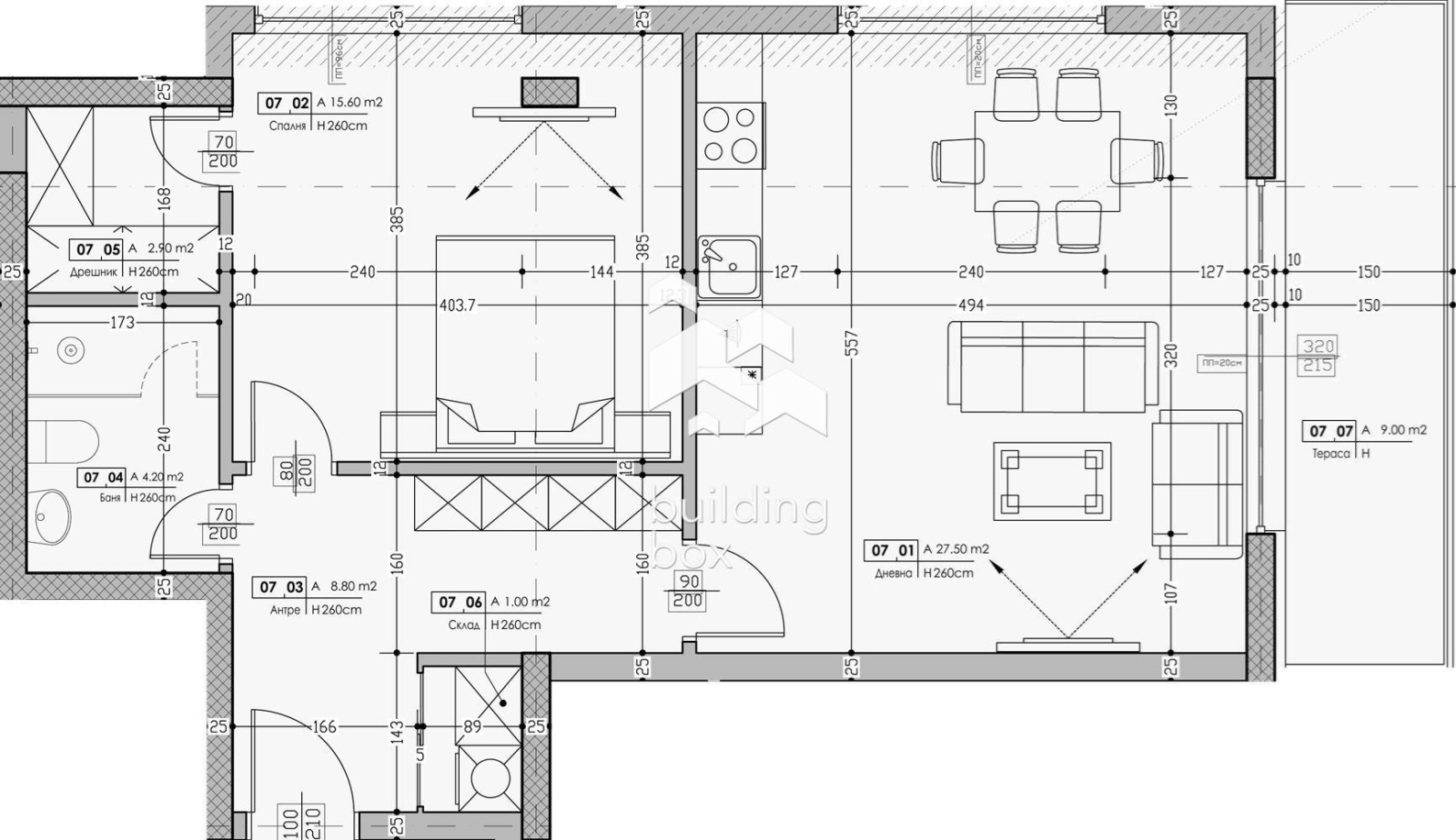Продава 2-СТАЕН, гр. Пловдив, Христо Смирненски, снимка 2 - Апартаменти - 53620979