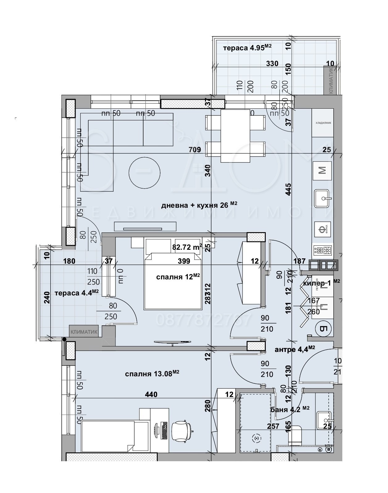 Продава 3-СТАЕН, гр. Стара Загора, Казански, снимка 2 - Апартаменти - 50455260