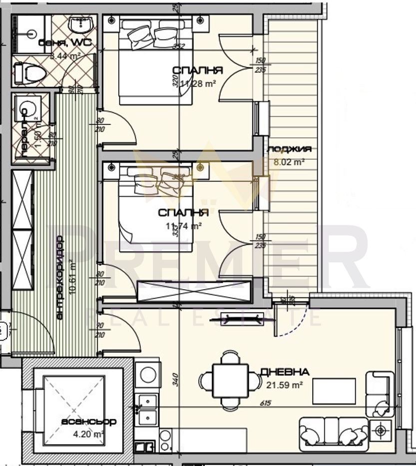 Продава 3-СТАЕН, гр. Варна, Владислав Варненчик 1, снимка 3 - Апартаменти - 53915153