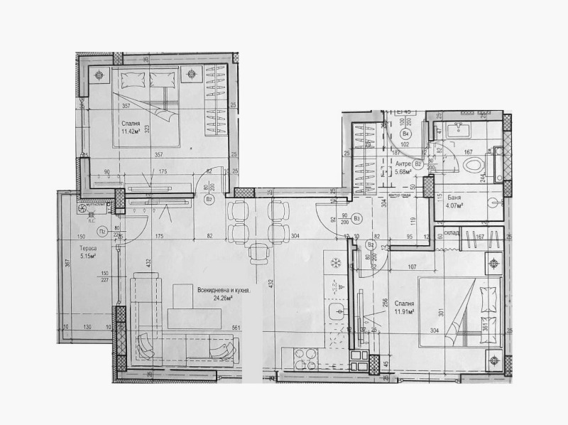 Продава 3-СТАЕН, гр. Пловдив, Въстанически, снимка 5 - Aпартаменти - 47071065