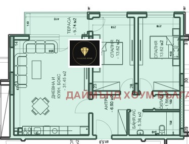 Продава 3-СТАЕН, гр. Пловдив, Младежки Хълм, снимка 2 - Апартаменти - 50544948