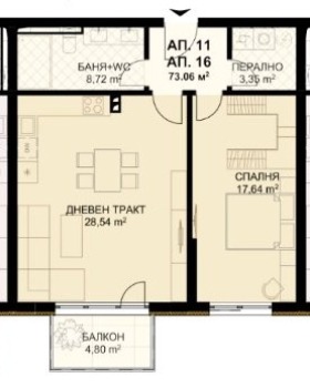 Eladó  1 hálószoba Varna , Briz , 83 négyzetméter | 95412599 - kép [6]
