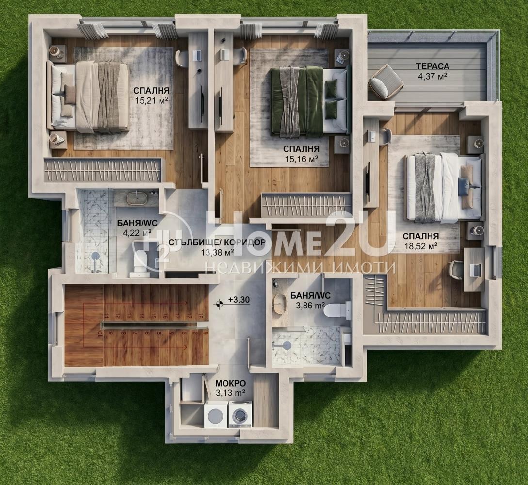 Продава КЪЩА, гр. Бургас, Крайморие, снимка 7 - Къщи - 54792804