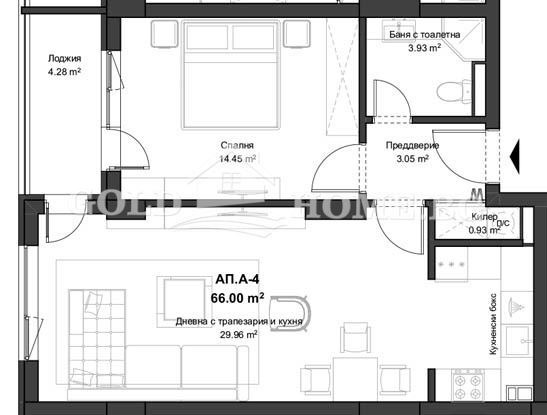 Продава 2-СТАЕН, гр. Пловдив, Кючук Париж, снимка 2 - Aпартаменти - 47977748