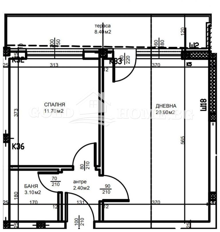 Продава  2-стаен град Пловдив , Тракия , 68 кв.м | 56110989 - изображение [2]