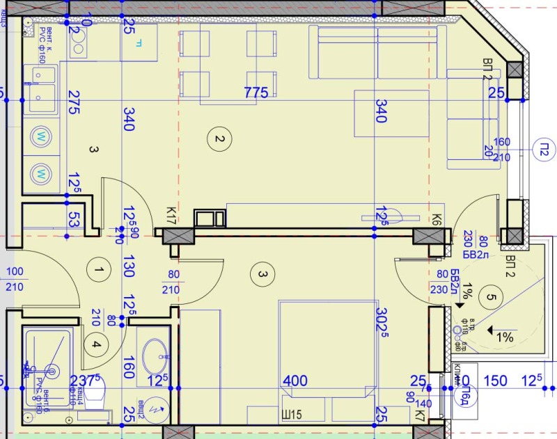 Zu verkaufen  1 Schlafzimmer Ruse , Schirok zentar , 69 qm | 98270549