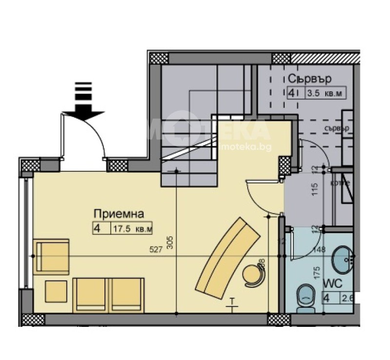Satılık  Ofis Sofia , Reduta , 188 metrekare | 99382816 - görüntü [5]