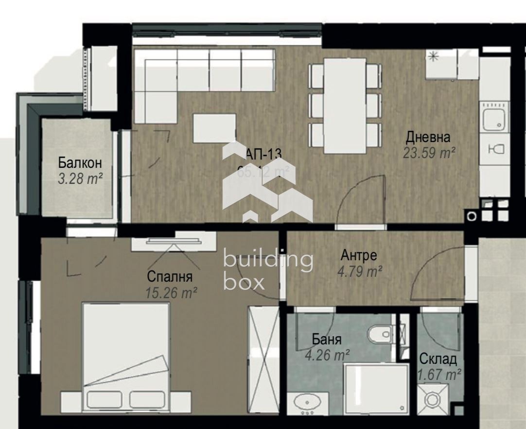 Продава 2-СТАЕН, гр. София, Витоша, снимка 5 - Апартаменти - 55257876