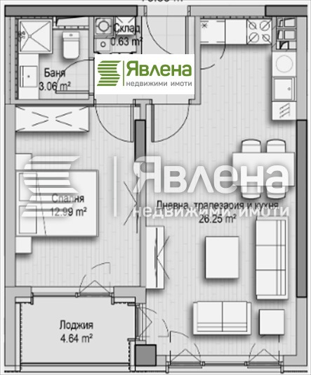 Eladó  1 hálószoba Sofia , Vitosa , 74 négyzetméter | 67713883