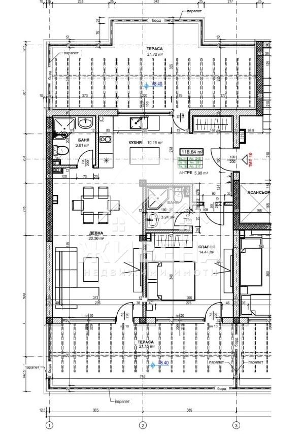 Продава 2-СТАЕН, гр. Варна, к.к. Св.Св. Константин и Елена, снимка 14 - Апартаменти - 53529210