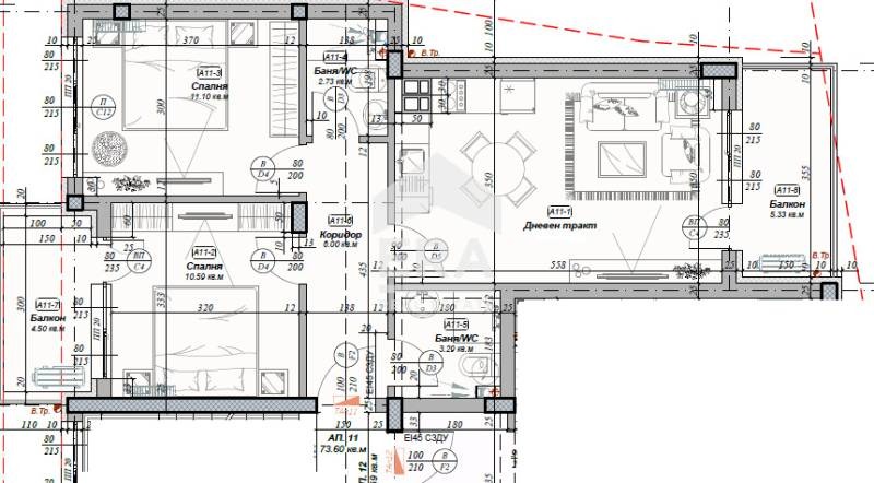 Продава  3-стаен град Варна , Бриз , 96 кв.м | 86151173 - изображение [2]